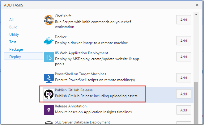 Publish a GitHub Release from Visual Studio Team Services 